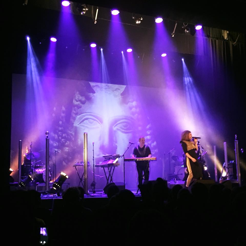 Premiär av Queen Zenobia på Stora Teatern, musiker på scenen