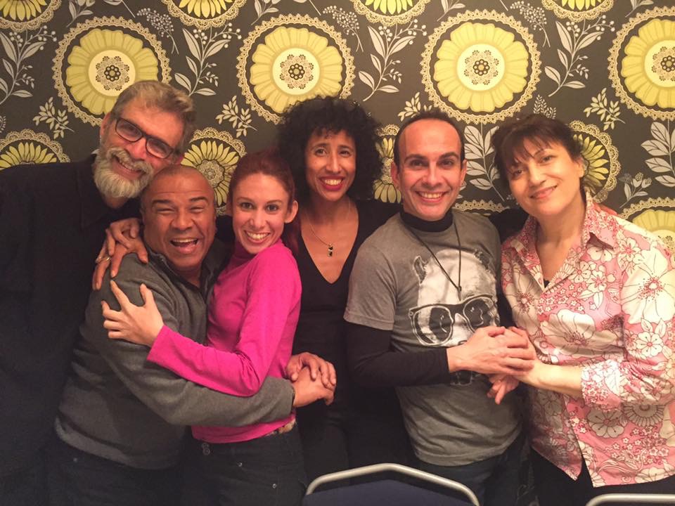 Monika Wade med Teatro de las Estaciones och Nasrin Barati